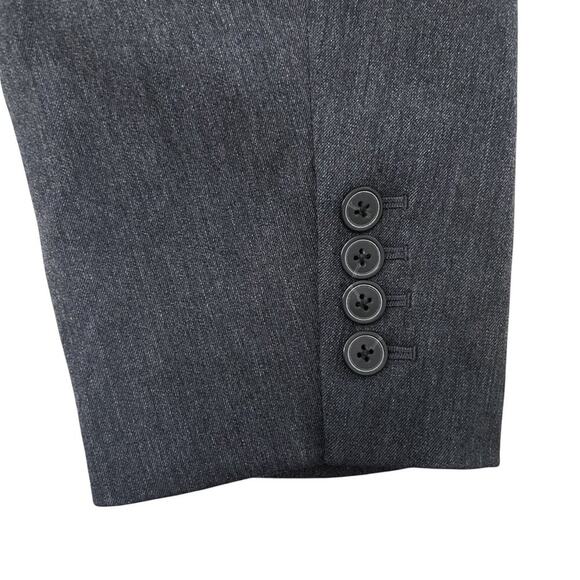 NWOT M.M Lafleur The Roxane Double Breasted Blazer Light Twill Charcoal Gray +2 - Picture 3 of 15